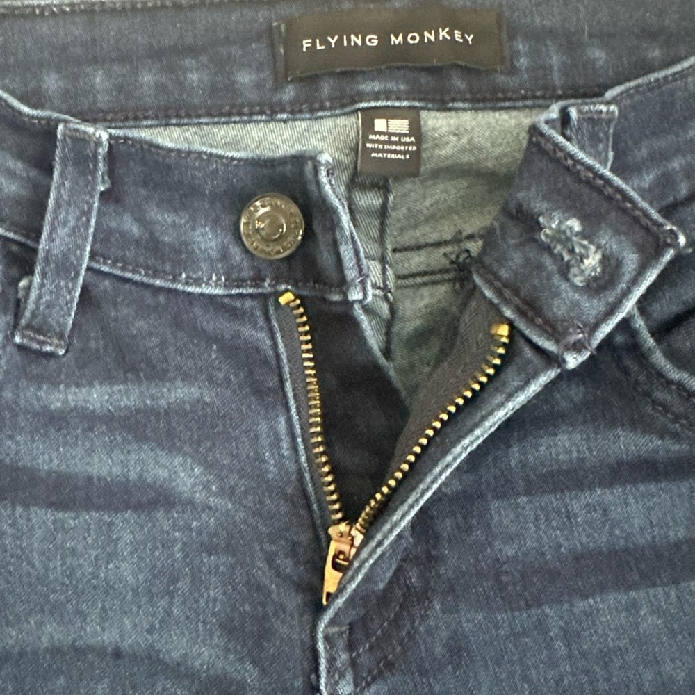 Flying Monkey Dark Blue Skinny Jeans - Picture 4 of 5
